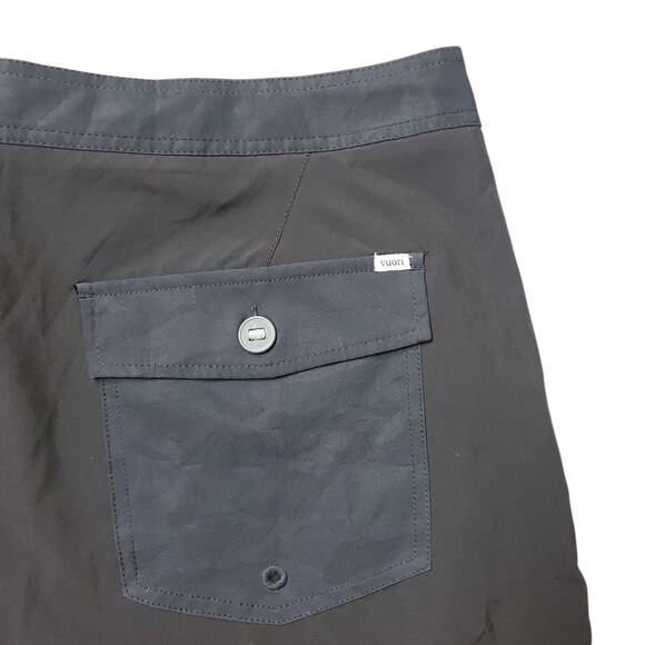 Vuori Cruise Boardshorts Swim Trunks Black Men's Size 36 - Picture 4 of 7